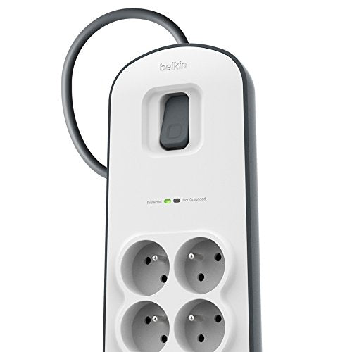 Belkin BSV804ca2M 8 prises Avec 2 ports USB - Blanc
