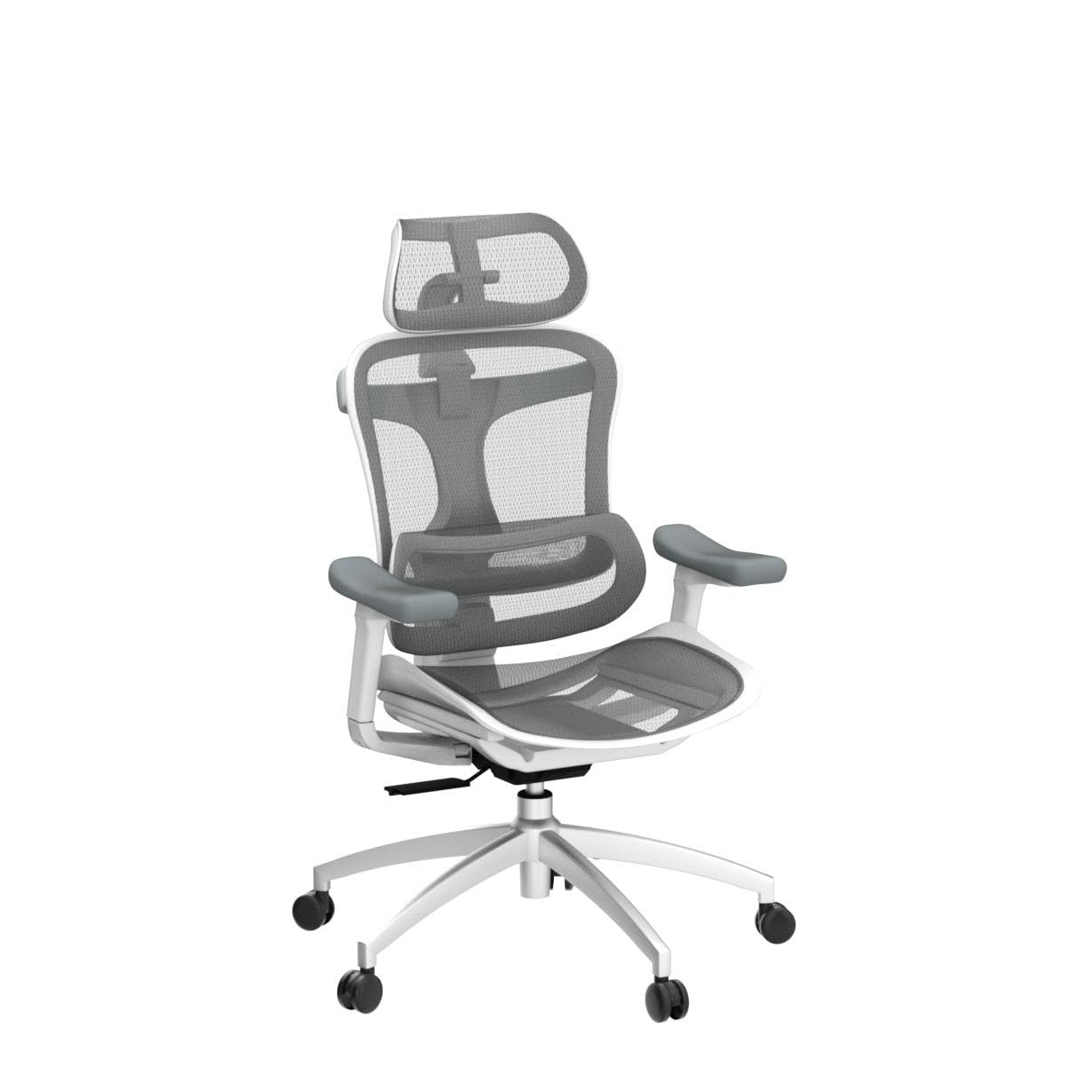 SIHOO Doro C300 Chaise de Bureau Ergonomique avec Accoudoirs Ultra Doux en 3D, Soutien Lombaire Dynamique pour Chaise Bureau à Domicile, Fauteuil de Bureau avec Dossier réglable(Blanc)