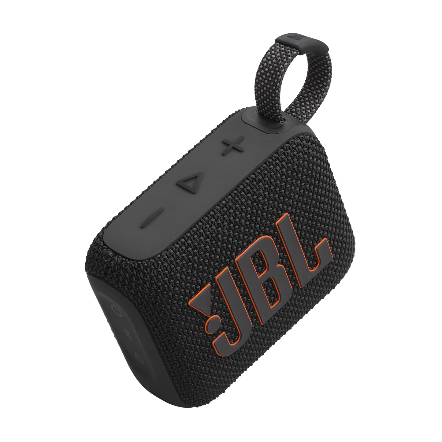 JBL GO 4, Enceinte Bluetooth ultra-portable, son JBL Pro, basses percutantes, 7 heures d'autonomie, fonction Playtime Boost, résistante à l'eau et à la poussière IP67, noir