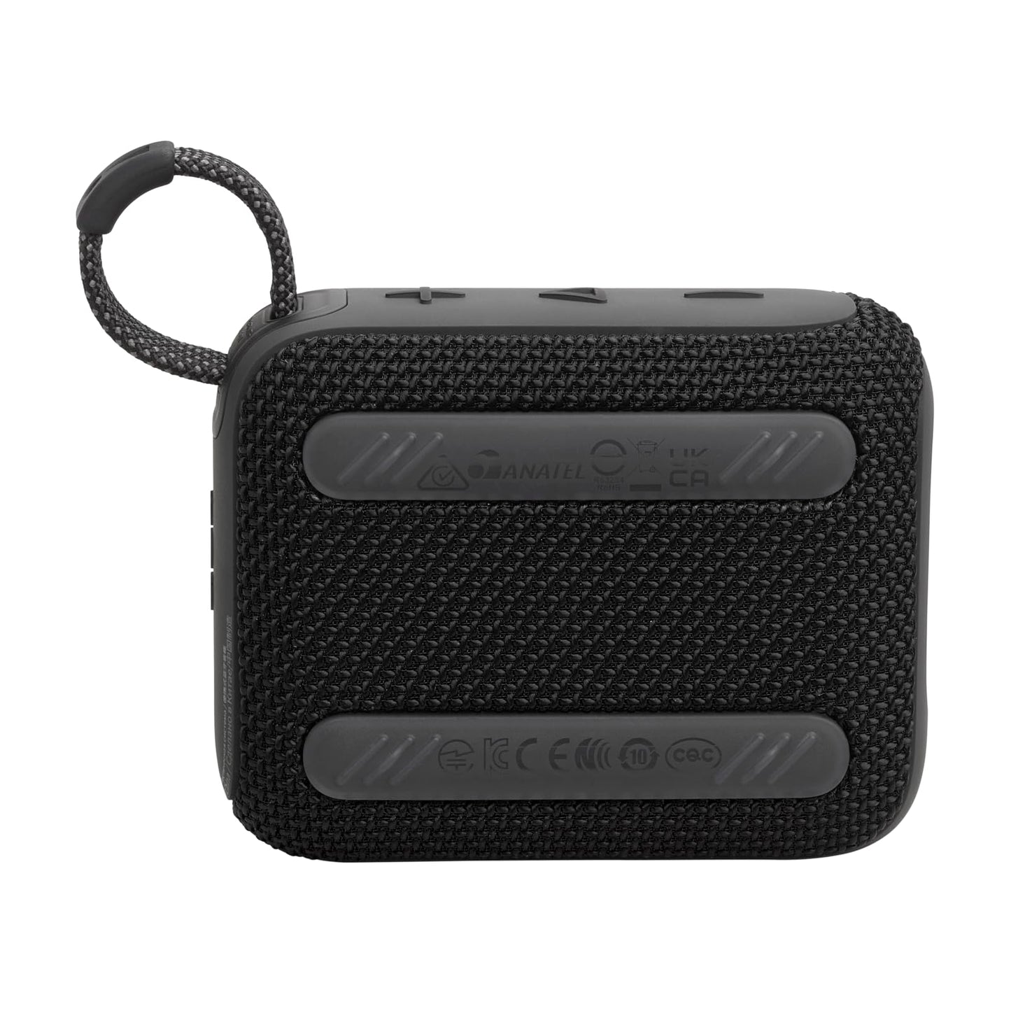 JBL GO 4, Enceinte Bluetooth ultra-portable, son JBL Pro, basses percutantes, 7 heures d'autonomie, fonction Playtime Boost, résistante à l'eau et à la poussière IP67, noir