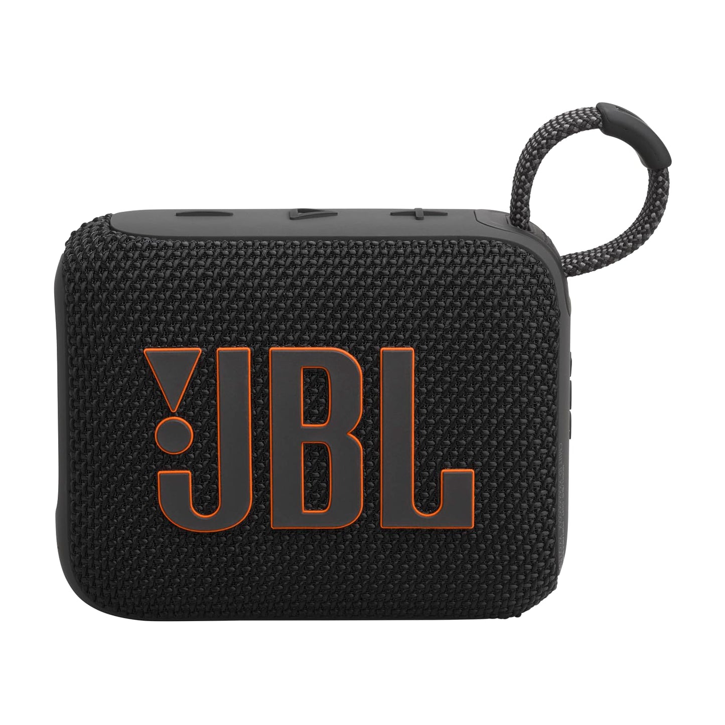 JBL GO 4, Enceinte Bluetooth ultra-portable, son JBL Pro, basses percutantes, 7 heures d'autonomie, fonction Playtime Boost, résistante à l'eau et à la poussière IP67, noir