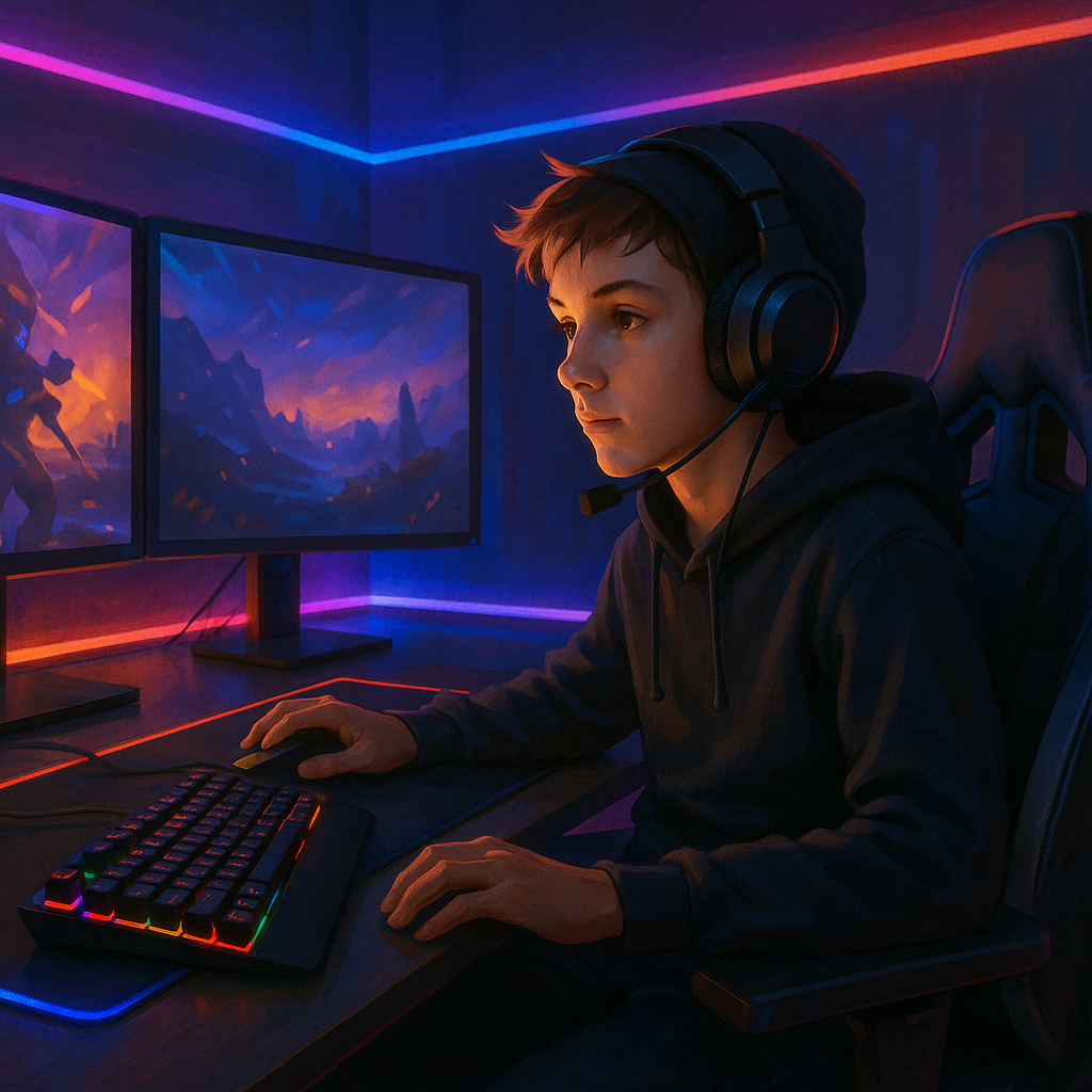 Lucas  14 ans– Le Gamer / Collégien
