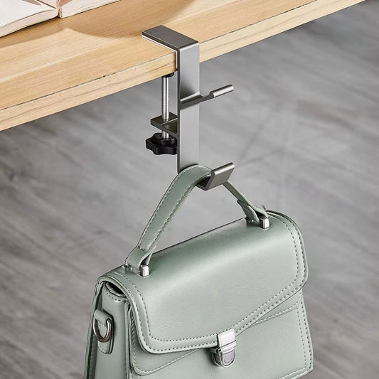 Portable Hanging Bag Hook Student Desk Side Hanging Bag Artifact Removable Mobile Handbag Holders Multi-Functional Table Hook