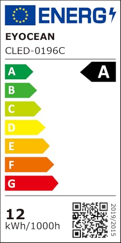 Eyocean 12W Lampe de Bureau, avec Pince, LED Protection des Yeux, Température de Couleur Réglable, Contrôle Tactile, Fonction de Mémoire et de Chronométrage, pour Beau Travail Manuel Lecture Plaisir