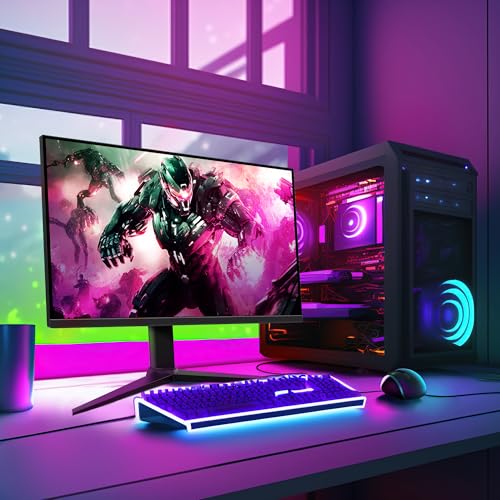 Amazon Basics Écran de gaming 27", FHD 1080p, 165 Hz, compatible VESA, Adaptive Sync, temps de réponse de 1 ms, Noir