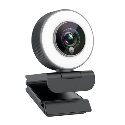 Angetube Webcam pour Le Streaming De Jeux en Streaming 1080P/Anneau Lumineux Réglable Intégré/Autofocus (AF) Avancé Streamer Webcam pour Xbox One Gamer, Facebook Et Youtube Streamer