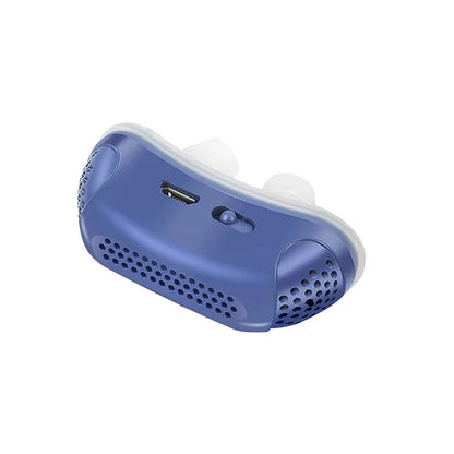 Anti Snoring Devices Upgraded Adjustable Wind Speed Electric Snoring Solution Snore Reducing anti Snore Stopper Blue