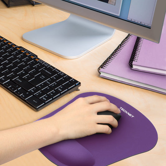 TECKNET Tapis de Souris, Confort avec Repose-Poignet Ergonomique