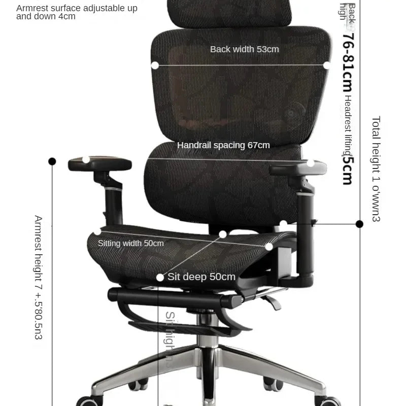 Ergonomic Chair Lumbar Computer Chair Home Comfort Sedentary Gaming Chair Reclining Office Chair for Desk Chair News